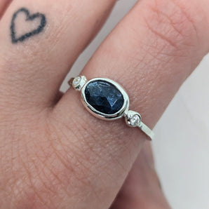 Blue Kyanite Candy Ring