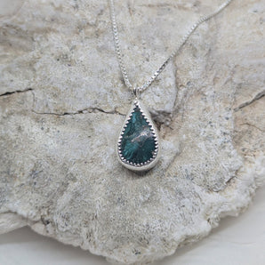 teardrop turquoise necklace