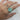 Aquamarine and chalcedony ring
