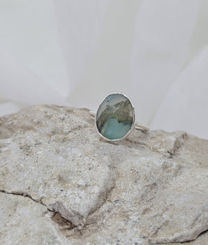 Peruvian opal ring