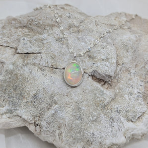 Ethiopian opal necklace