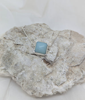 Aquamarine bolo bracelet