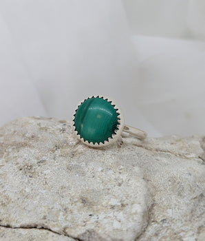 Malachite ring