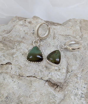 Huggies with turquoise