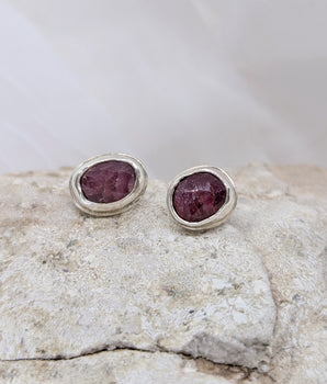 Ruby studs