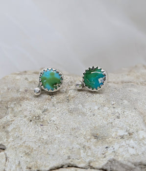 Small turquoise studs