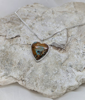 Heart turquoise necklace