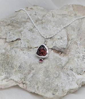 Watermelon slice necklace