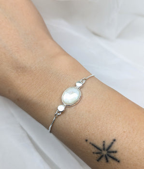 Bolo bracelet Pearls