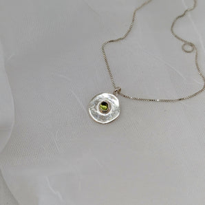 Petite Peridot Necklace