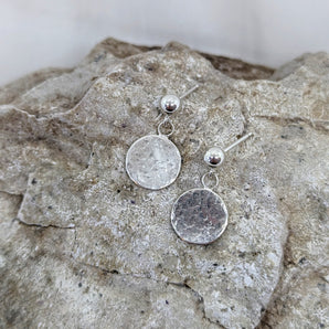 Sterling Silver Moon Earrings